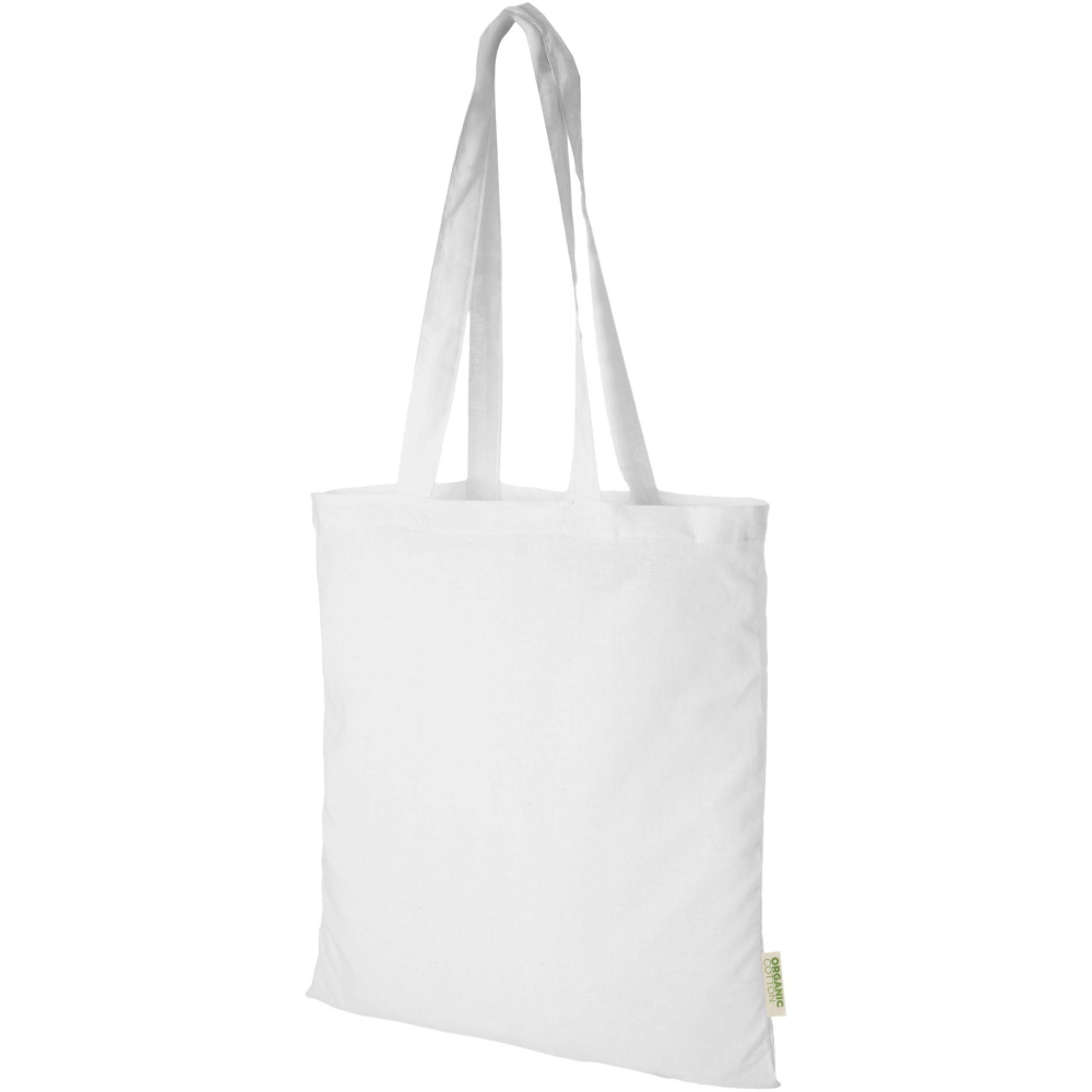 Logo trade business gift photo of: Odisha 140 g/m² OCS organic tote bag 7L