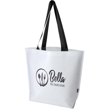 Logo trade promotional gift photo of: Duo GRS recycled double-laminated oversized tote bag 30L