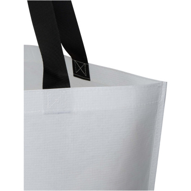 Logo trade promotional giveaways picture of: Duo GRS recycled double-laminated oversized tote bag 30L