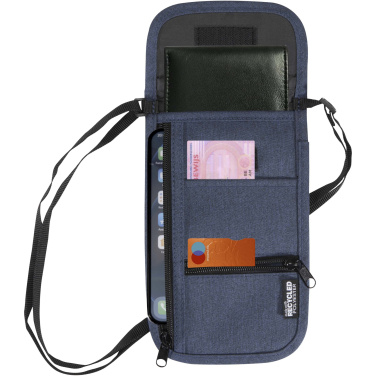 Logo trade promotional items picture of: Ross GRS recycled smart travel pouch