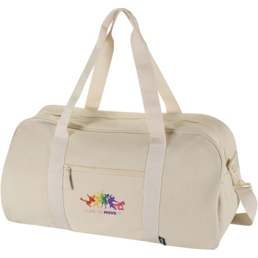 Logo trade promotional products image of: Recanvas GRS recycled duffel bag 40L