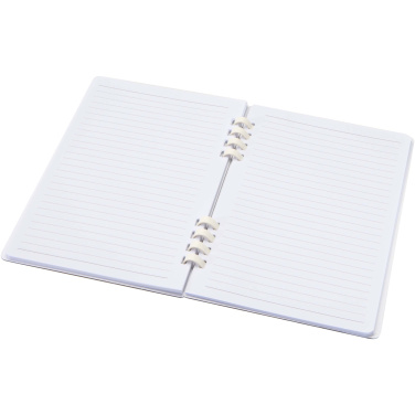 Logo trade promotional merchandise image of: Fil A5 hard cover RCS recycled spiral notebook