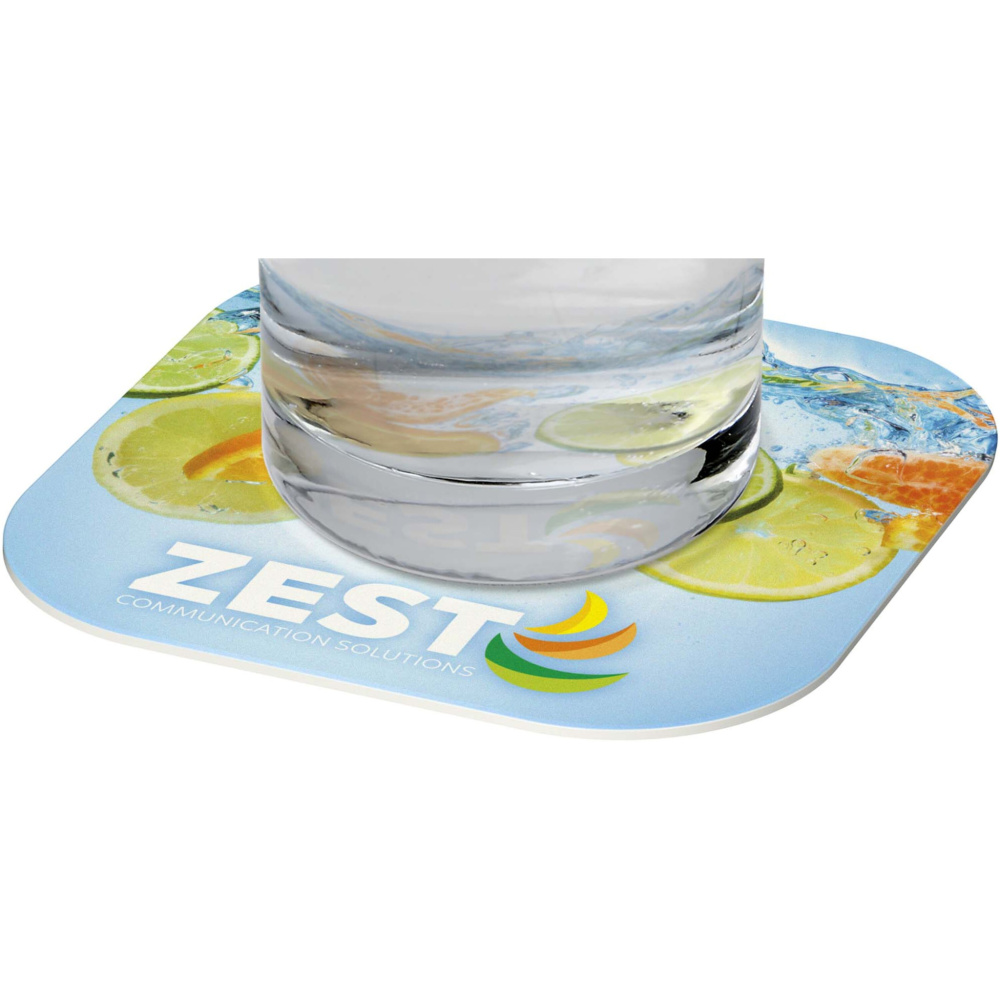 Logo trade business gifts image of: Lumin square coaster