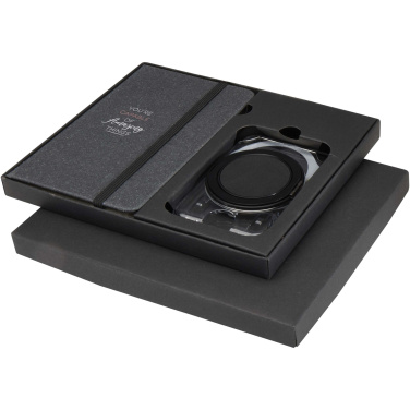 Logo trade promotional gift photo of: Kern A6 hard cover notebook and MagSafe wallet gift set