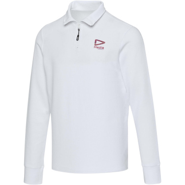 Logotrade corporate gifts photo of: Zeus long sleeve unisex half zip polo