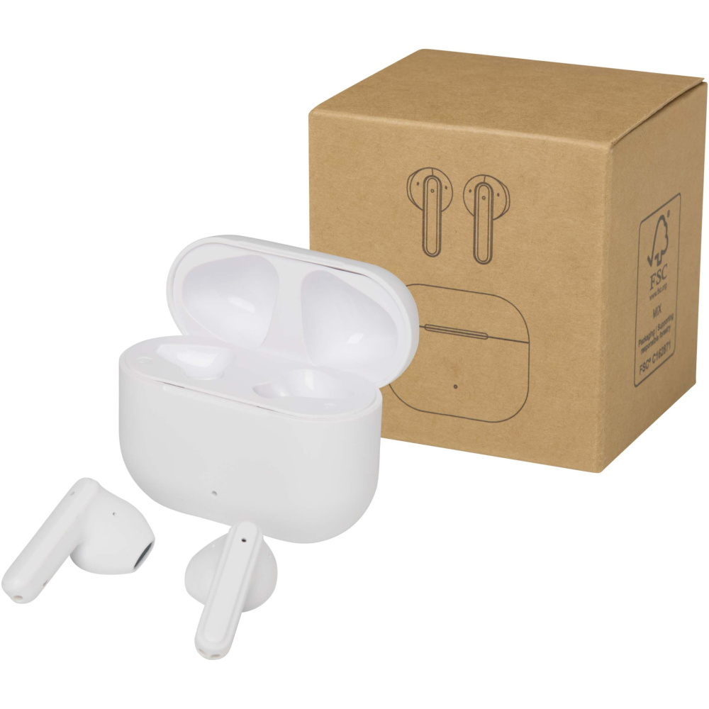 Logotrade corporate gift image of: Altais recycled plastic True Wireless Bluetooth® headset