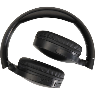 Logo trade promotional products picture of: Ancha recycled plastic over-ear wireless Bluetooth® headset