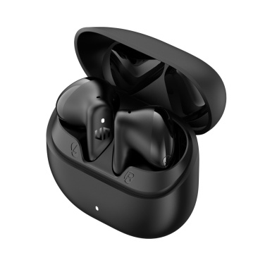 Logo trade promotional giveaways picture of: Urban Vitamin Santa Clara RCS plastic ENC earbuds