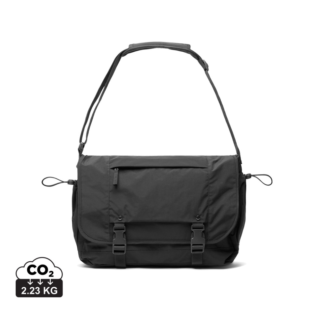 Logotrade advertising product image of: KENTO URBAN RCS recycled nylon 15.6 inch Messenger
