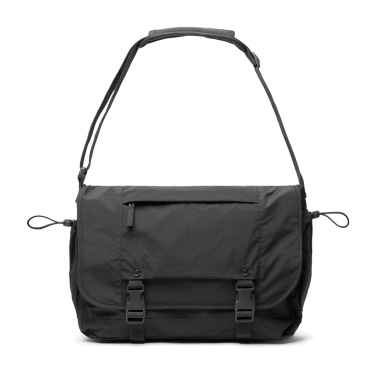 Logo trade promotional gifts image of: KENTO URBAN RCS recycled nylon 15.6 inch Messenger