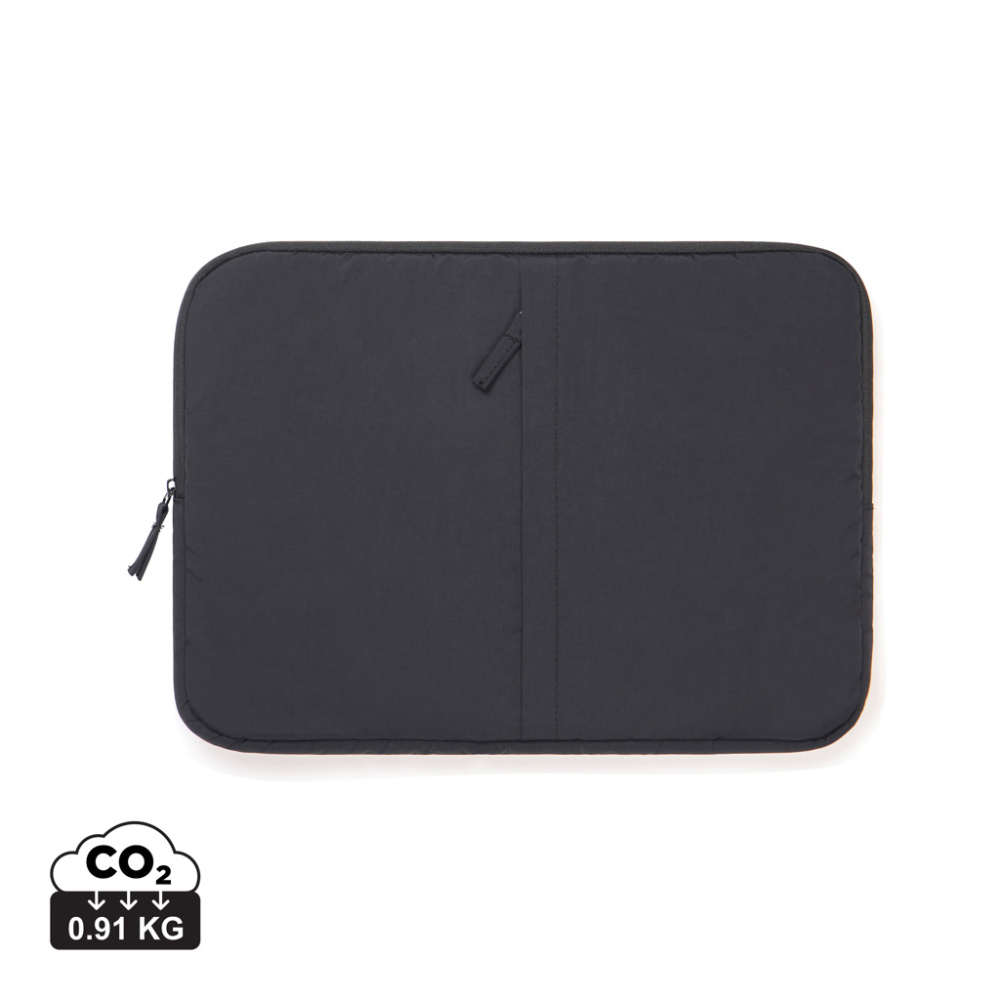 Logotrade corporate gift image of: KENTO URBAN RCS recycled nylon 15.6 inch laptop sleeve