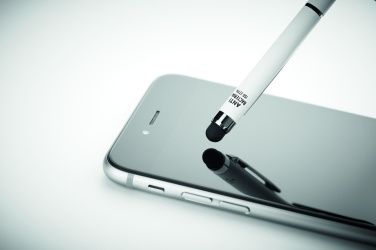 Logo trade promotional gift photo of: Stylus antibacterial pen