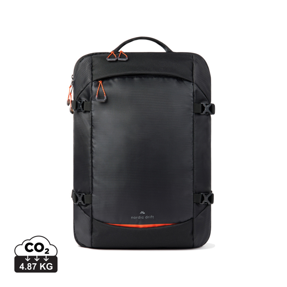 Logotrade promotional giveaway image of: Nordic Drift RCS Travelling backpack 25L