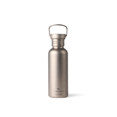 Logo trade promotional gifts picture of: Nordic Drift Trail Ultra Light Titanium 600ml Water Bottle