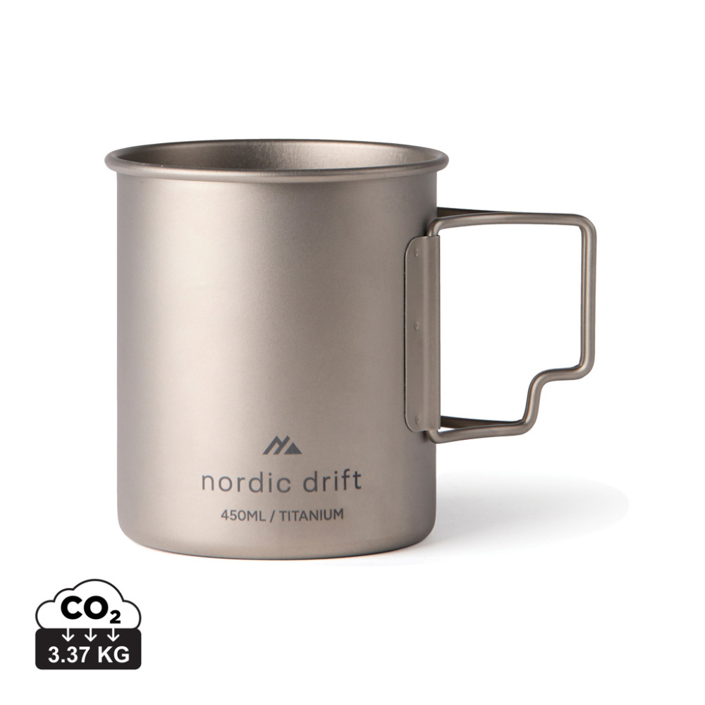 Logo trade corporate gift photo of: Nordic Drift Trail Ultra Light Titanium 450ml Cup