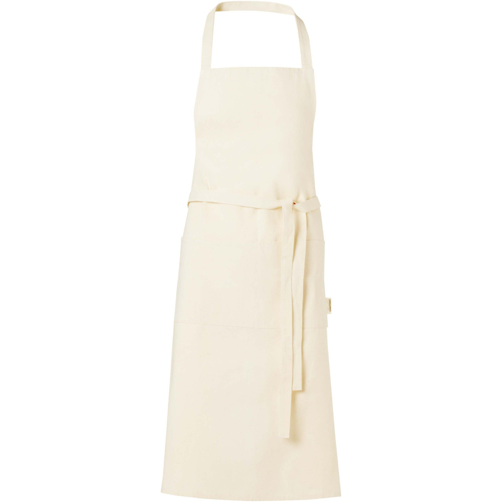 Logo trade promotional gifts image of: Odisha 200 g/m² OCS organic apron
