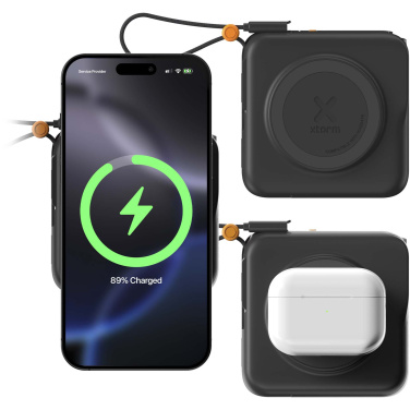 Logo trade promotional giveaways picture of: Xtorm TravelPro 30W 10.000 mAh 3-in-1 travel charger