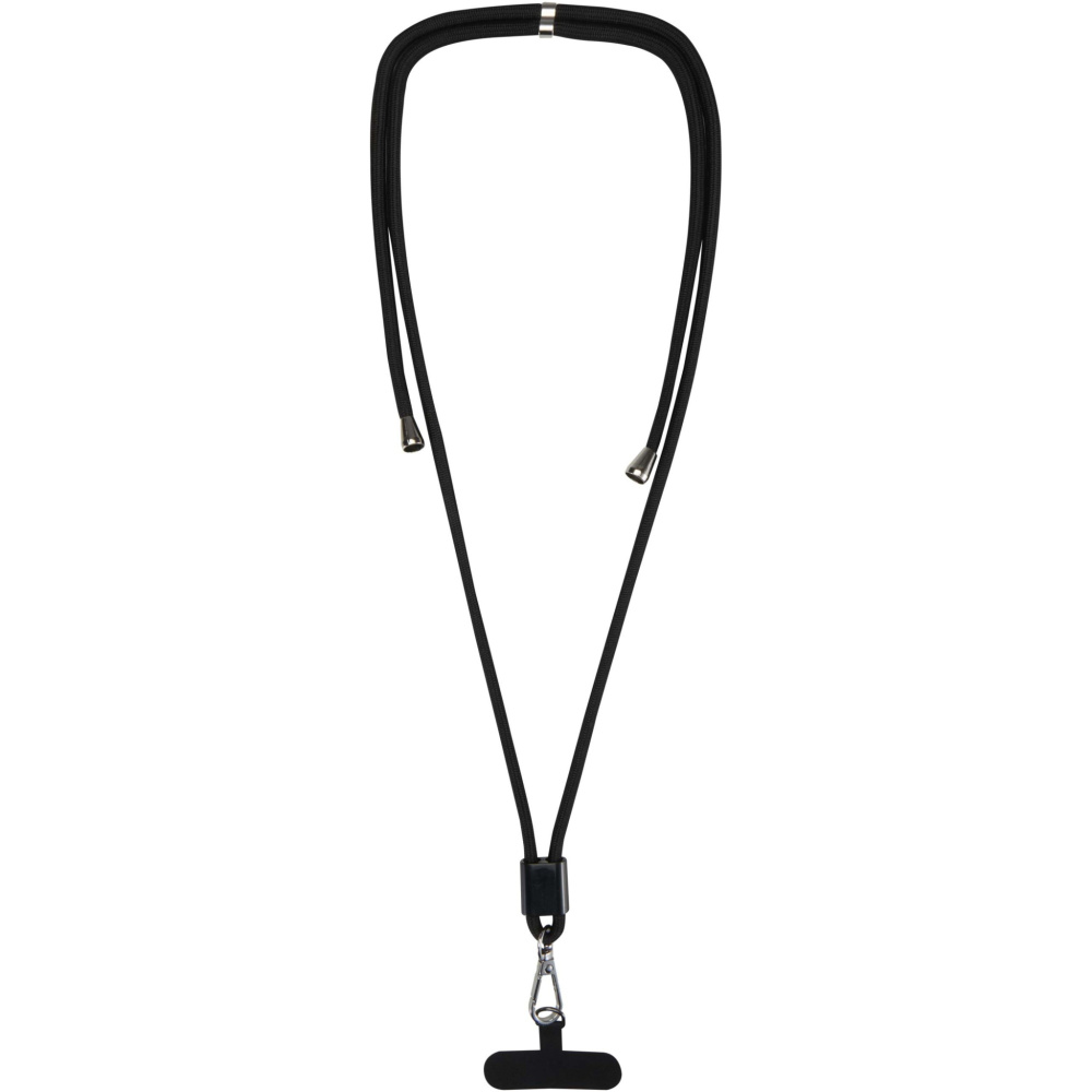 Logotrade promotional gift picture of: Vega adjustable recycled smartphone lanyard