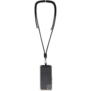 Logo trade promotional products picture of: Vega adjustable recycled smartphone lanyard