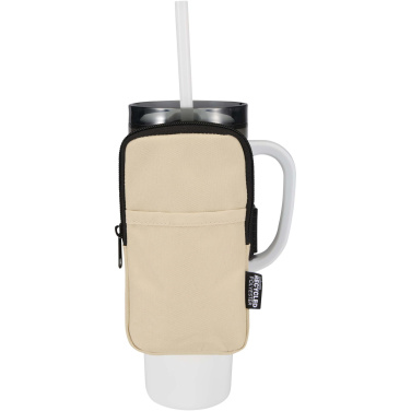 Logo trade corporate gifts picture of: Byron GRS recycled bottle pouch