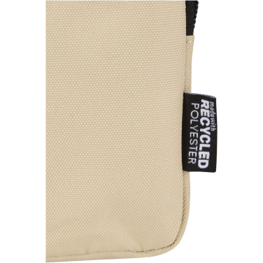 Logo trade business gifts image of: Byron GRS recycled bottle pouch