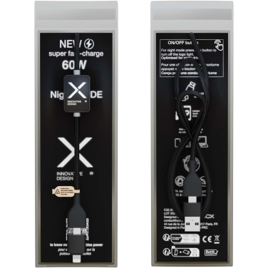 Logotrade business gifts photo of: SCX.design C32 60W switch charging cable with light-up logo