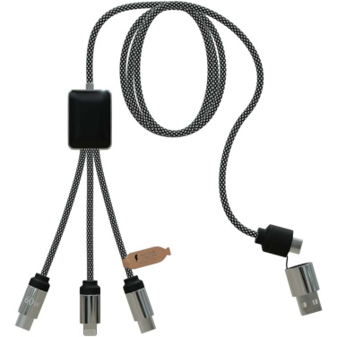 Logo trade promotional giveaways picture of: SCX.design C33 60W Type-C charging cable with dual light-up logo