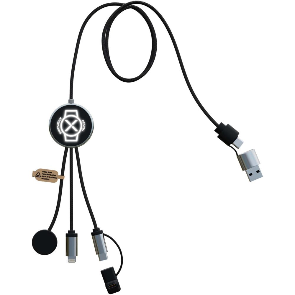 Logotrade promotional giveaways photo of: SCX.design C34 7-in-1 smartwatch charging cable
