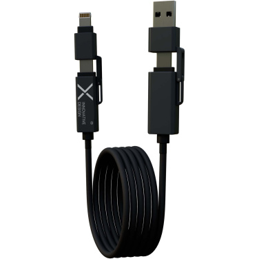 Logo trade promotional item photo of: SCX.design C59 100W magnetic silicone charging cable