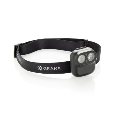 Logotrade business gift image of: Gear X RCS rPlastic head torch with motion sensor