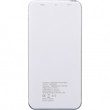 Logotrade meened pilt: Pidev 10 000 mAh juhtmevaba toitepank LED-iga