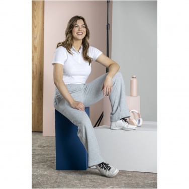 Logotrade ärikingi foto: Grafiit lühikeste varrukatega naiste orgaaniline polo