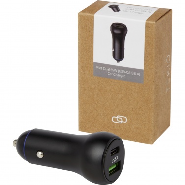 Logo trade firmakingitused foto: Pilot topelt 55 W USB-C/USB-A autolaadija