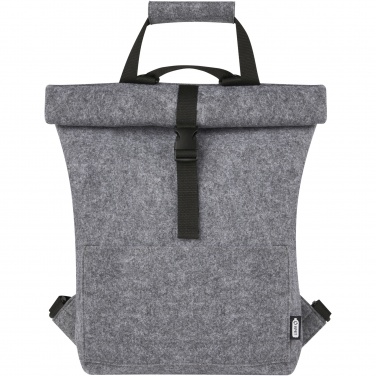 Logotrade reklaamkingitused pilt: Felta GRS taaskasutatud vildist roll-top rattakott 13L