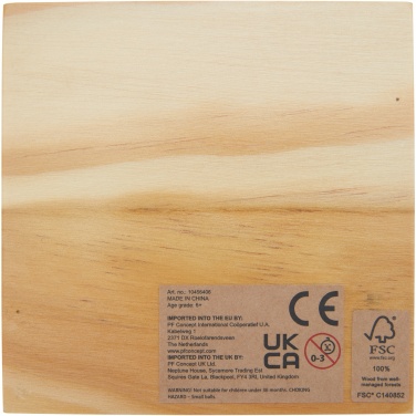 Logotrade ärikingi foto: Strobus puidust tic-tac-toe mäng