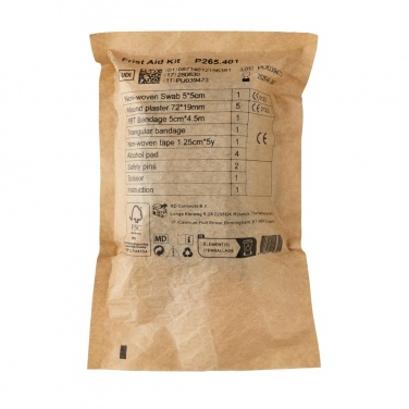 Logo trade reklaamkingi pilt: RCS taaskasutatud nubuck PU kotike esmaabikomplekt postitatav