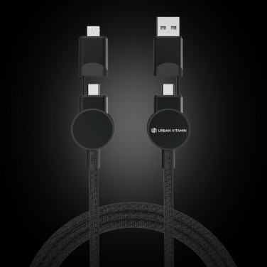 Logotrade reklaamkingituse foto: Oakland RCS taaskasutatud plastist 6-ühes kiirlaadimiskaabel 45 W