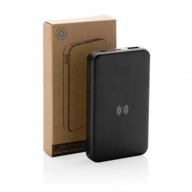 Logotrade firmakingi foto: RCS taaskasutatud plastist 5000 mAh 5W juhtmevaba akupank