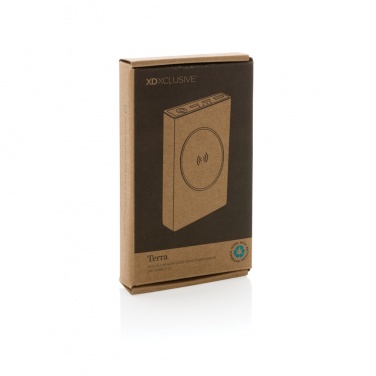 Logotrade firmakingitused pilt: Terra RCS taaskasutatud alumiiniumist 5000 mAh akupank 5W juhtmevaba