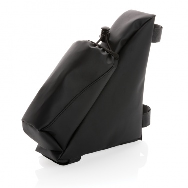 Logotrade reklaamtoote foto: PU hea nähtavusega rattaraami kott pudelihoidjaga