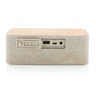 Logotrade reklaamkingituse foto: Wheatstraw juhtmevaba laadimiskõlar