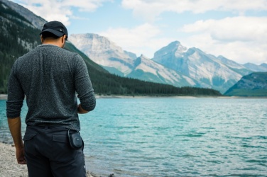 Logo trade ärikingituse pilt: RCS taaskasutatud plastist Lightboomi 5W klambriga kõlar