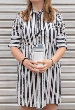 Logotrade reklaamtoote foto: Roostevabast terasest vaakumpudel spordikaanega 550ml