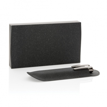 Logo trade ärikingid foto: Taaskasutatud nahast pliiatsikomplekt