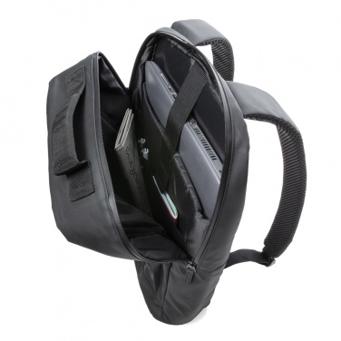 Logo trade reklaamtooted foto: Moodne must 15,6-tolline sülearvuti seljakott PVC-vaba