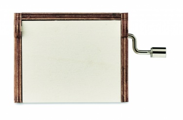 Logo trade reklaamkingituse pilt: Puidust jõulumuusika kast