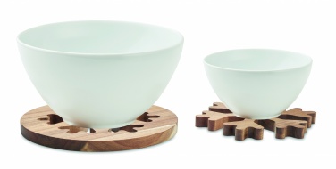 Logo trade ärikingitused foto: Akaatsia puidust potihoidjate komplekt