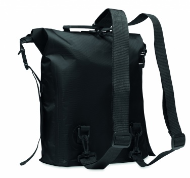 Logotrade firmakingi foto: RPET veekindel rolltop kott