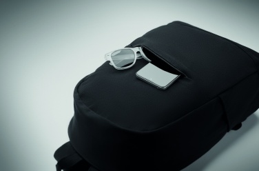 Logotrade ärikingituse foto: 15-tollise sülearvuti seljakott, valmistatud taaskasutatud eelkasutatud puuvillast ja taaskasutatud polüestrist, kohandatava trükilahendusega.