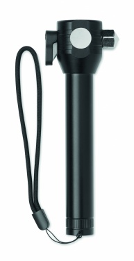 Logotrade reklaamkingid pilt: 3-ühes alumiiniumist taskulamp koos avariivasara ja turvavöölõikuriga, kohandatava trükilahendusega